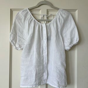 J. Crew linen top